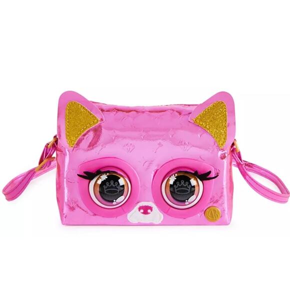 Purse Pets, Metallic Mood Flashy Frenchie Interactive Pet Toy Purse - Picture 3 of 5